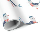 Niedliche Seelöwen Geschenkpapier (Rolleneckpunkt)