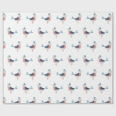 Niedliche Seelöwen Geschenkpapier (Flach)