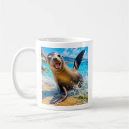 Niedliche Seelöwen-Kaffeetasse Kaffeetasse