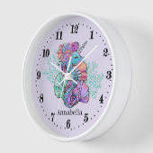 niedliche Seepferd-Liebhaber hinzufügen Uhr (Winkel)