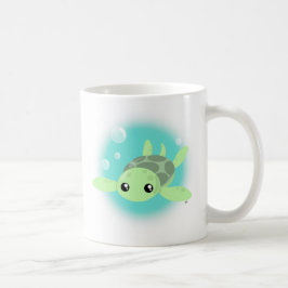 Niedliche Seeschildkröte-Kaffee-Tasse Kaffeetasse