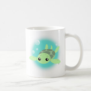 Niedliche Seeschildkröte-Kaffee-Tasse Kaffeetasse