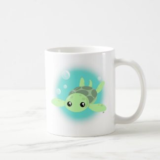 Niedliche Seeschildkröte-Kaffee-Tasse Kaffeetasse