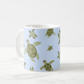 Niedliche Seeschildkröten Kaffeetasse (Vorderseite Links)