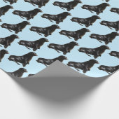 Niedliche Seezungenummantelung Geschenkpapier (Ecke)