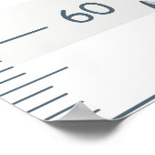 Niedliche Segel-Wachstumskarten Poster (Ecke)