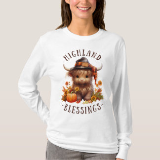 Niedliche Segnungen für den Erntedank der Hochland T-Shirt