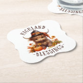 Niedliche Segnungen für den Erntedank der Hochland Untersetzer (angewinkelt)