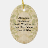 Niedliche Sehschärfe Keramik Ornament (Hinten)