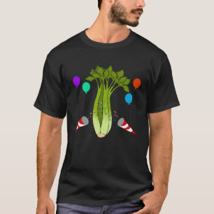Niedliche Sellerie Gemüse gesunde Lebensmittel Lau T-Shirt