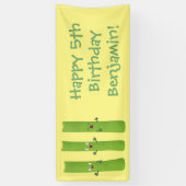 Niedliche Sellerie Sticks Trio Cartoon Gemüse Banner (Vertikal)