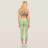 Niedliche Sellerie Sticks Trio Cartoon Gemüse Capri Leggings (Rückseite)
