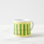 Niedliche Sellerie Sticks Trio Cartoon Gemüse Espressotasse (Vorderseite Rechts)