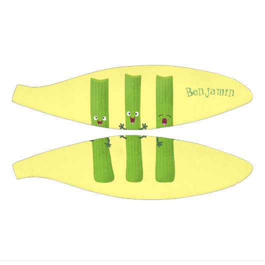 Niedliche Sellerie Sticks Trio Cartoon Gemüse Mini Basketball (Panele)