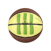 Niedliche Sellerie Sticks Trio Cartoon Gemüse Mini Basketball (Vorderseite)