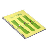 Niedliche Sellerie Sticks Trio Cartoon Gemüse Notizblock (Rechte Seite)