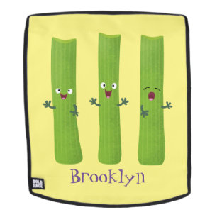 Niedliche Sellerie Sticks Trio Cartoon Gemüse Rucksack