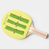 Niedliche Sellerie Sticks Trio Cartoon Gemüse Tischtennis Schläger (Seitenansicht)