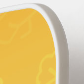 Niedliche, seltsame, lustige Uhu-Cartoon-Illustrat Pickleball Schläger (Linke Seite)