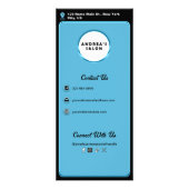 Niedliche Services und Preise für berufliche Salon Werbekarte (Hinten)