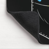 Niedliche Shark Pocket Meme Funny Mousepad (Ecke)