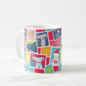 Niedliche Shark Species Weihnachten Tasse (Vorderseite Links)