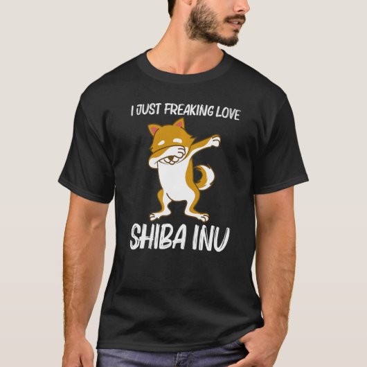 Niedliche Shiba-Inu für Männer Japan Rasse Tier T-Shirt (Vorderseite)
