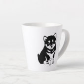 Niedliche Shiba Inu Puppy Art Milchtasse (Rechte Ecke)