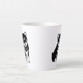 Niedliche Shiba Inu Puppy Art Milchtasse (Vorderseite)