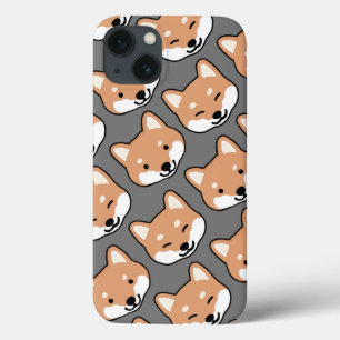 Niedliche Shiba Inu sieht sich lächelnden und blin Case-Mate iPhone Hülle