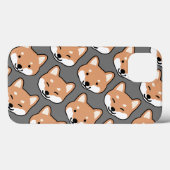 Niedliche Shiba Inu sieht sich lächelnden und blin Case-Mate iPhone Hülle (Rückseite (Horizontal))