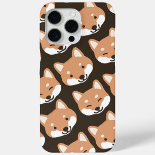Niedliche Shiba Inu sieht sich lächelnden und blin Case-Mate iPhone Hülle