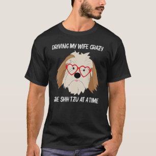 Niedliche Shih Tzu für Männer Vater Toy Doggie Ras T-Shirt