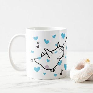 Niedliche Shy Devil Happy Couples Kaffeetasse