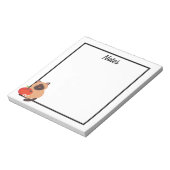 Niedliche siamesische Katze mit Apple Notizblock (Rotiert)