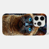 Niedliche Siamkatze Case-Mate iPhone Hülle (Rückseite (Horizontal))