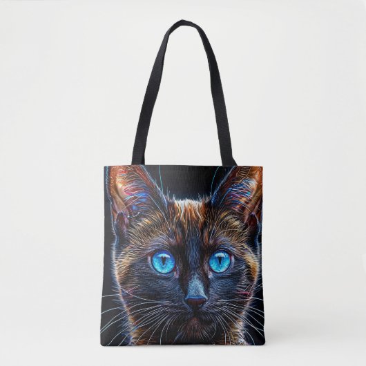 Niedliche Siamkatze Tasche (Vorderseite)