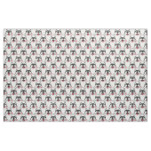 Niedliche sibirische Husky-Farbe Stoff (Yard (91,4 cm))