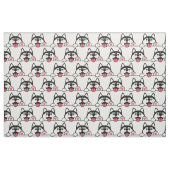Niedliche sibirische Husky-Farbe Stoff (Fat Quarter (45,7 x 55,9 cm))