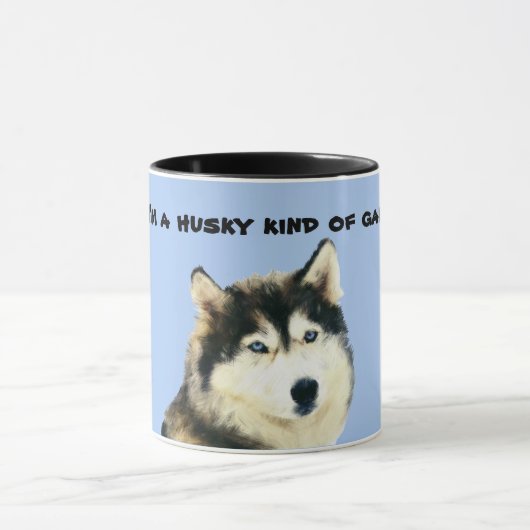 Niedliche sibirische Husky-Tasse Tasse (Zentrum)