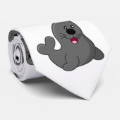 niedliche Siegel Krawatte (Gerollt)