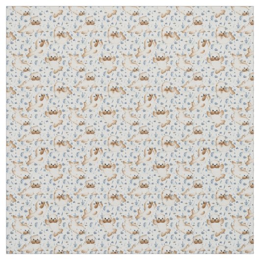 Niedliche Siegel Stoff (Muster)