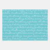 Niedliche Siegel Weihnachtswrapping Paper Sheets Geschenkpapier Set (Vorderseite 3)