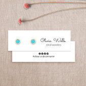 Niedliche Signature-Script-Gestell-Ohrring-Grafikk