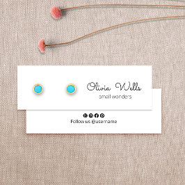 Niedliche Signature-Script-Gestell-Ohrring-Grafikk