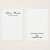 Niedliche Signaturskriptspeicherkarte (Vorne & Hinten)