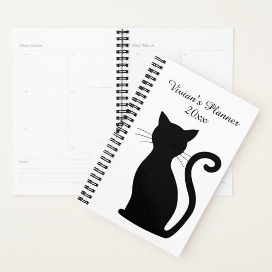 Niedliche Silhouette Schwarz/Weiß Planer (Anzeige)