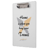 Niedliche Silver & Gold-Zuhause, auf der Sie Ihr T Klemmbrett (Links)