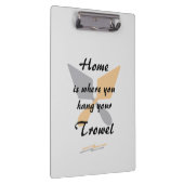 Niedliche Silver & Gold-Zuhause, auf der Sie Ihr T Klemmbrett (Rechts)