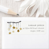 Niedliche Simple Yellow Star Mobile Baby Showadres (Insitu)